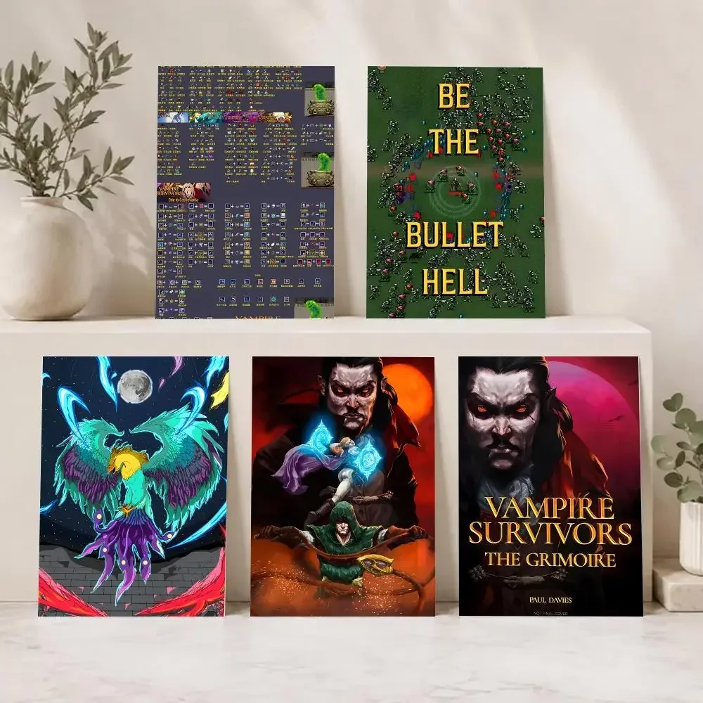 Game Roguelike Vampire Survivors Poster Current Style Home Wall Art & Sleek Living Space Accents