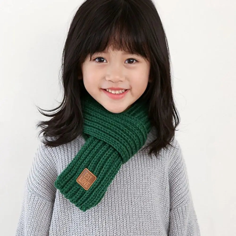 

new baby warm knitted neck scarf neck wrap pure color