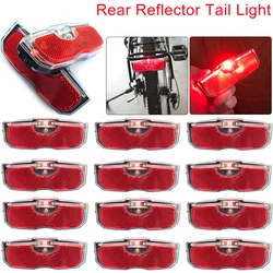 Bike Bicycle Rear Reflector Tail Light Waterproof MTB Bicycle Light Luggage Rack Reflective Taillight Bike Cycling Accessories