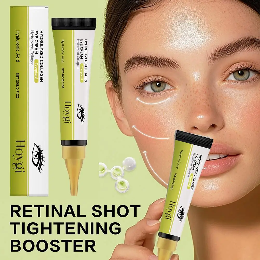 Instant Firm Eye Cream 20g - with Hyaluronic Acid & Collagen, Deeply Moisturizes & Brightens Eyes