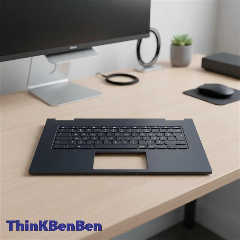 

Черный верхний корпус клавиатуры BE Belgian с подставкой для рук для ноутбука Lenovo Yoga Chromebook C630 5CB0S72837