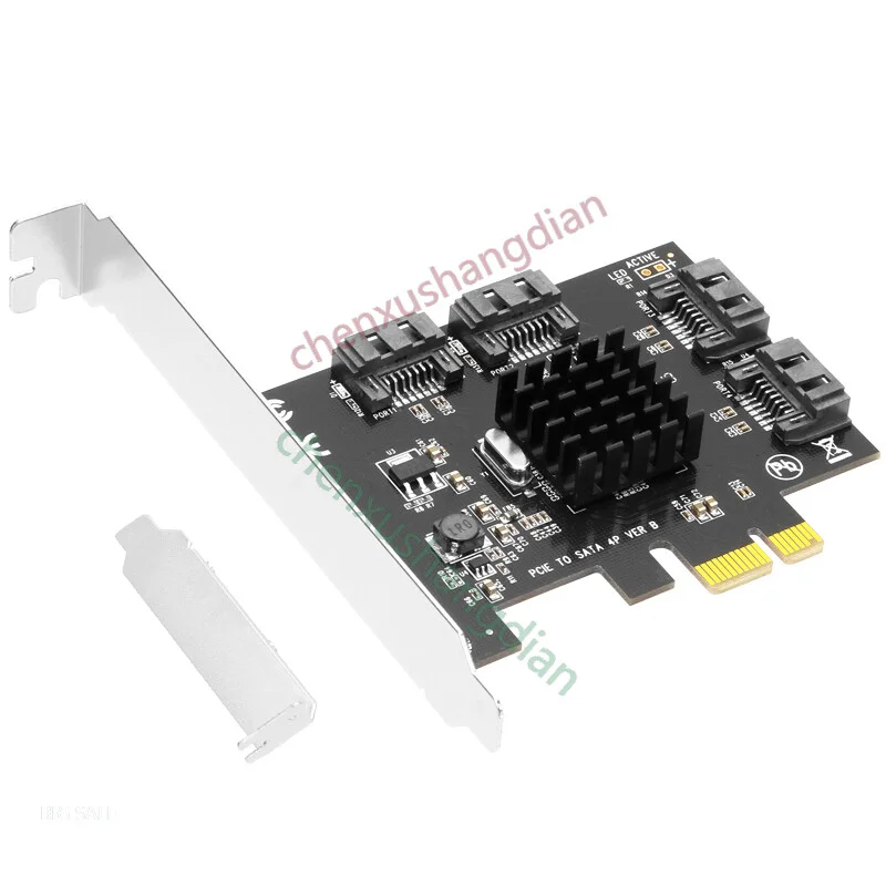 FOR SATA expansion card SSD solid state PCIE to four port hard disk adapter card