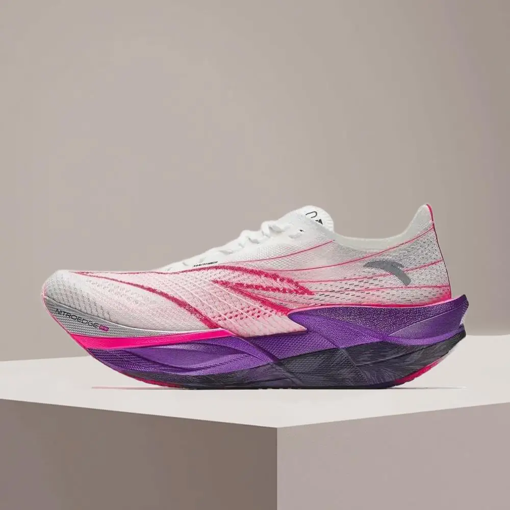 Anta C202 6.0 PRO Round-Toe Lace-Up Comfortable Low-Top Fashionable and Versatile Marathon Racing Shoes (Men's) 112445571-10