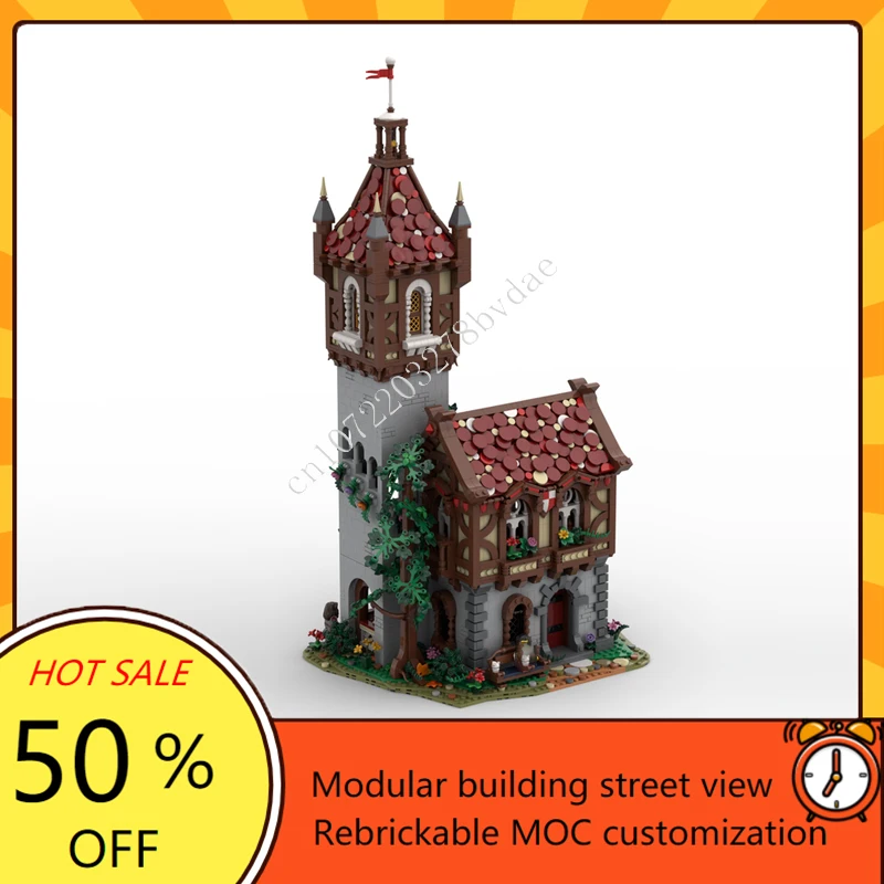 5756PCS MOC Griffin's Tower Medieval Castle Custom Puzzle DIY Technical Assembly Architecture Set Toy for Children Holiday Gift