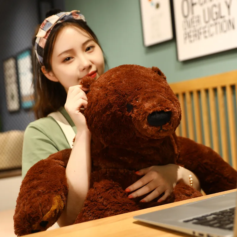 40-100cm Teddy Bear DJUNGELSKOG Plush Toys Soft Stuffed Animal Plush Bear Toy Cushion Doll Birthday Gift for Girl Soft Pillow