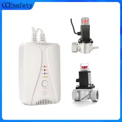 CCEsafety DN15-K/F Gas Valve LPG Tank Natural Gas Emergency Shut-off Solenoid Valve DC9-12V Gas Valve For Propane Gas Bottle