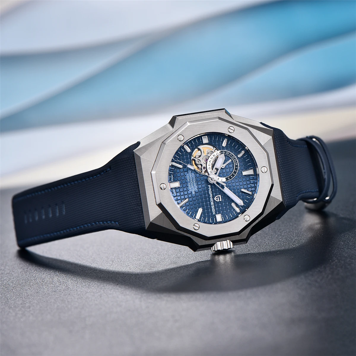 PAGANI DESIGN 2023 New Men\'s Automatic Mechanical Watches NH39 Sapphire Stainless Steel 100m Waterproof Clock watch for men