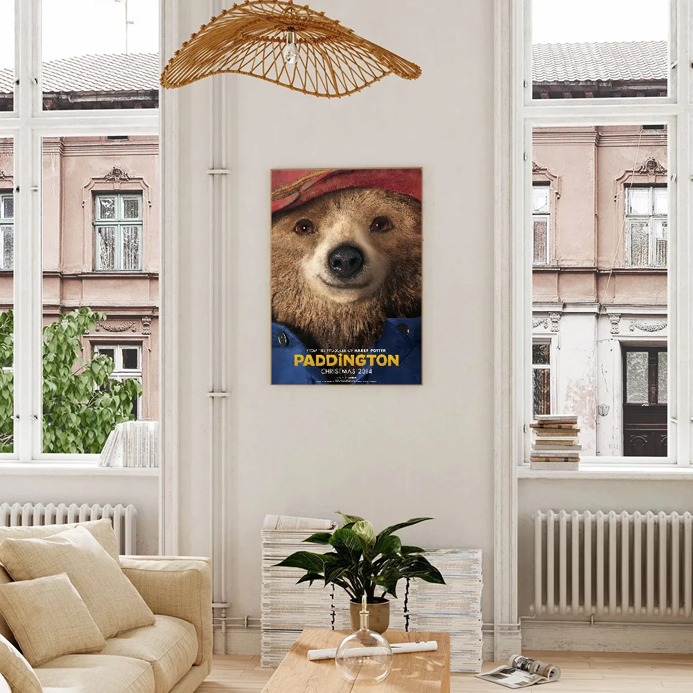 P-paddington Film DIY Poster lengket tahan air stiker kertas rumah kopi Bar stiker lukisan dinding