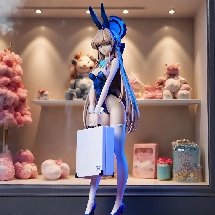 Figura de acción de 23 cm de Toki Bunny Girl, nueva figura de personaje femenina del juego móvil Blue Archive, juguete de anime de PVC, figuras de juego coleccionables.