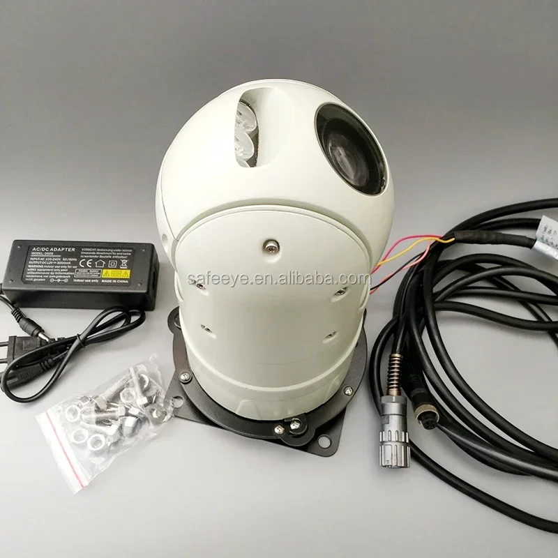 Outdoor Waterproof Mini IP/SDI/AHD/Analog Roof Rotating Pan Tilt Vehicle Mounted Car PTZ Speed Camera PTZ-L100 - view 5