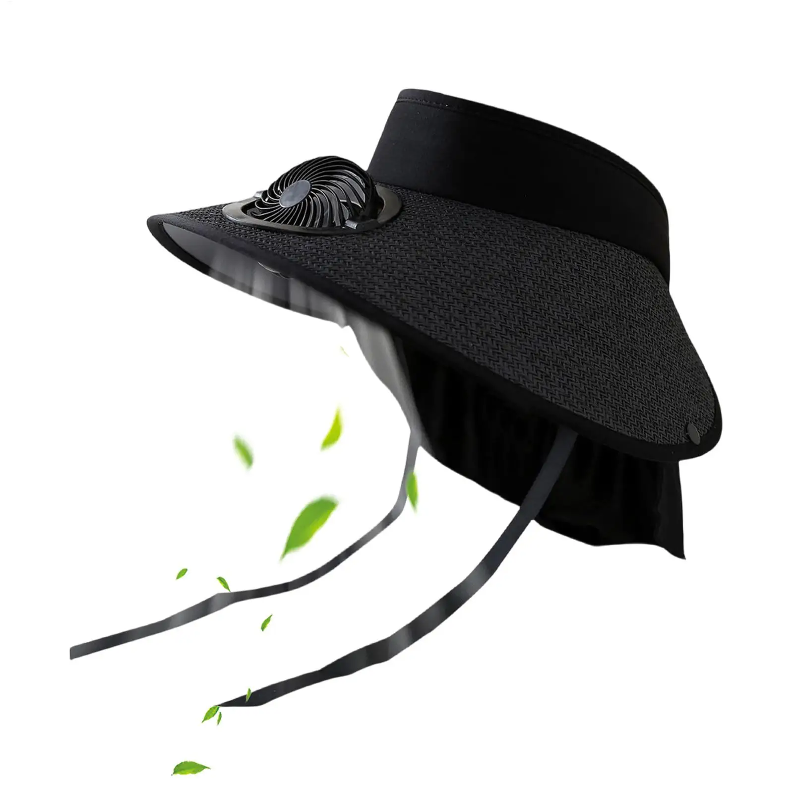 

Hat With Fan UPF 50 Wide Brim Headwear Solar Powered Sun Hat For Beach Camping Outdoor Picnic Hiking Fishing Walking Festival