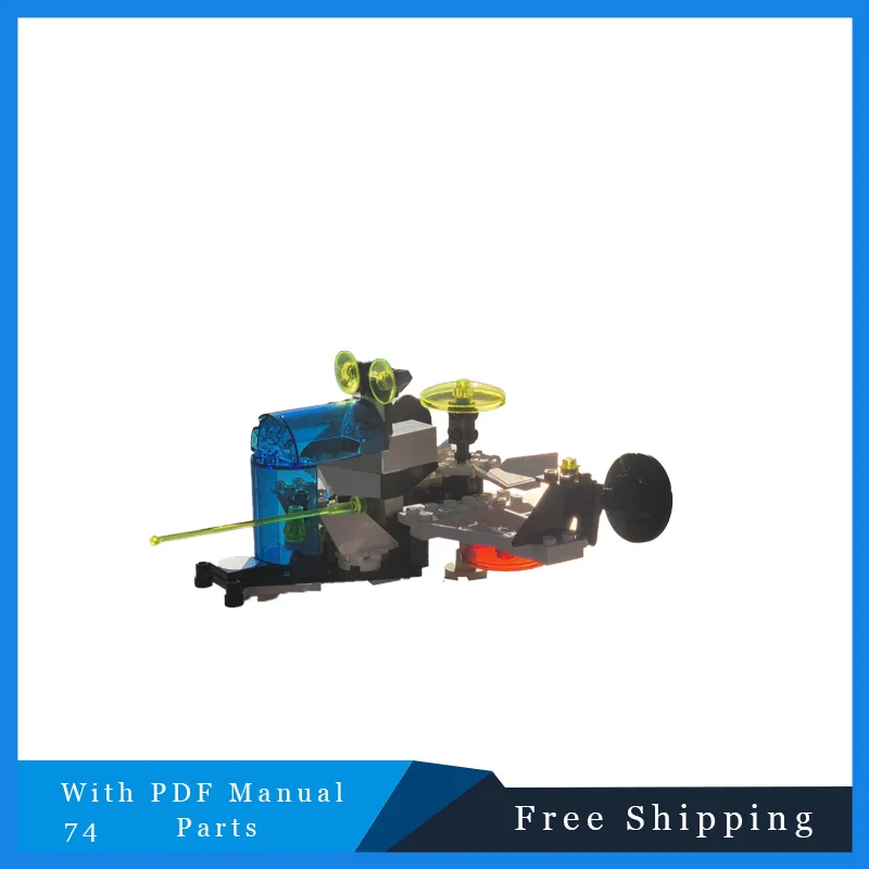 74PCS Nieuwe Technologie MOC Star Battle Star Fight DIY Vliegtuigen Model Bouwstenen Bricks Montage Speelgoed Verjaardag Kerstcadeaus