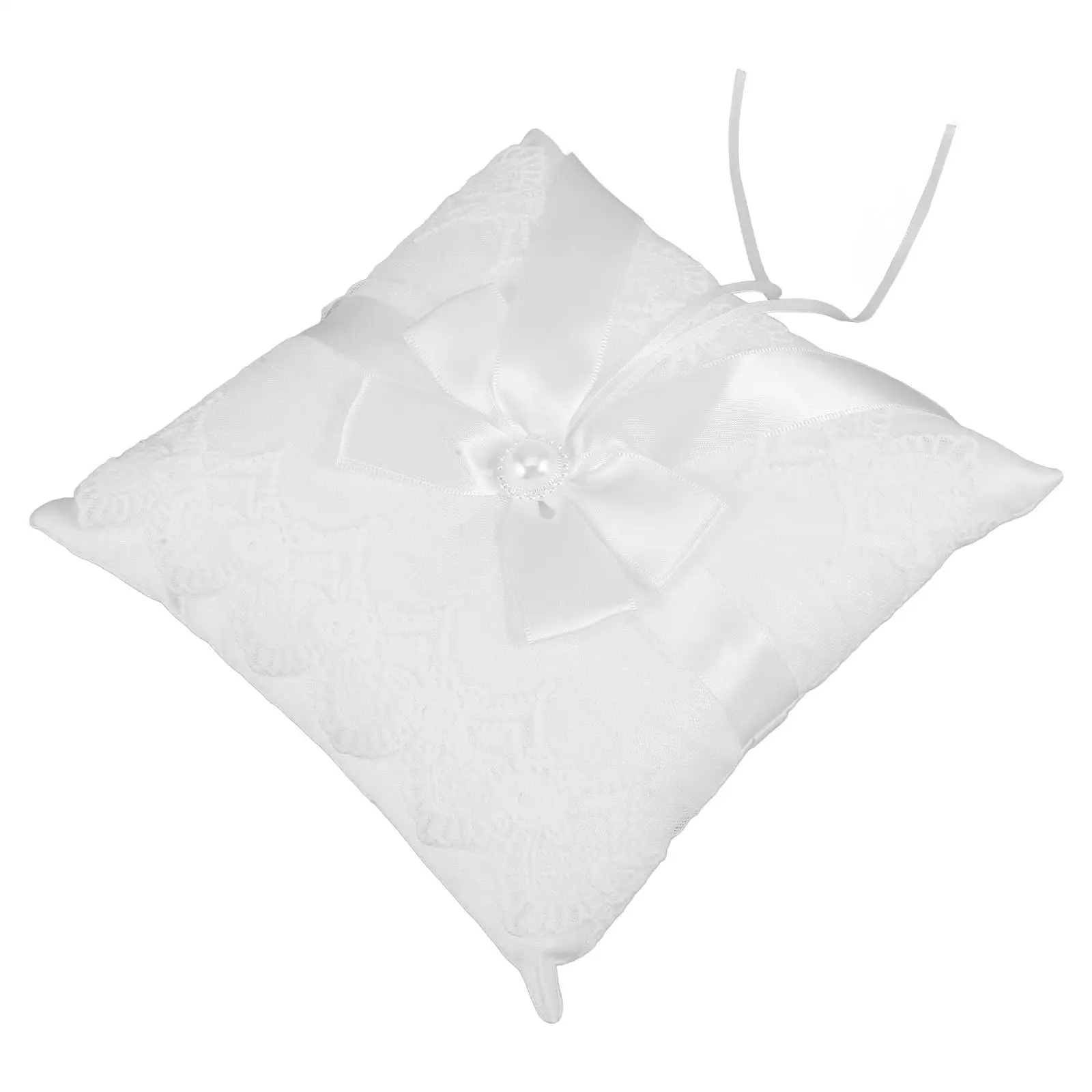 

Wedding Ring Pillow Bridal Sleeves Detachable Flower Holder Accessories Bachelorette Outfit for Bride Bridesmaid