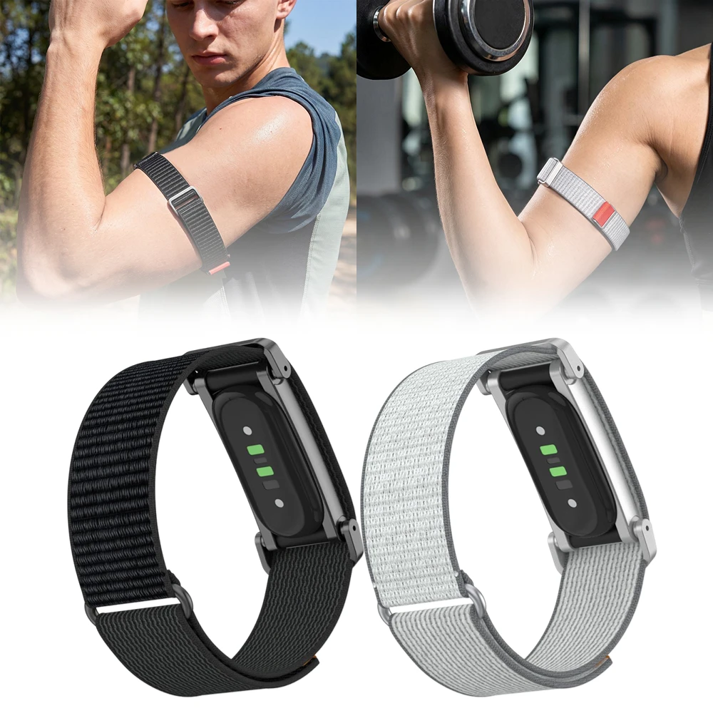 Pulseira de Nylon Trançada Ajustável para Google Fitbit Air, Acessório de Substituição para Rastreador de Fitness