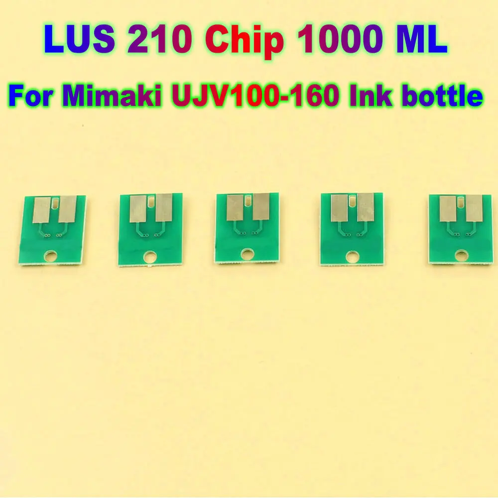 

LUS 210 Chip LUS210 One Time Use Printer UV Ink Chip For Mimaki UJV100 160 1000ML Ink Bottle Chip Disposable Lus 210 Print Chips