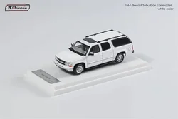 MK Miniatures 1:64 2003 Suburban white Diecast Model Car