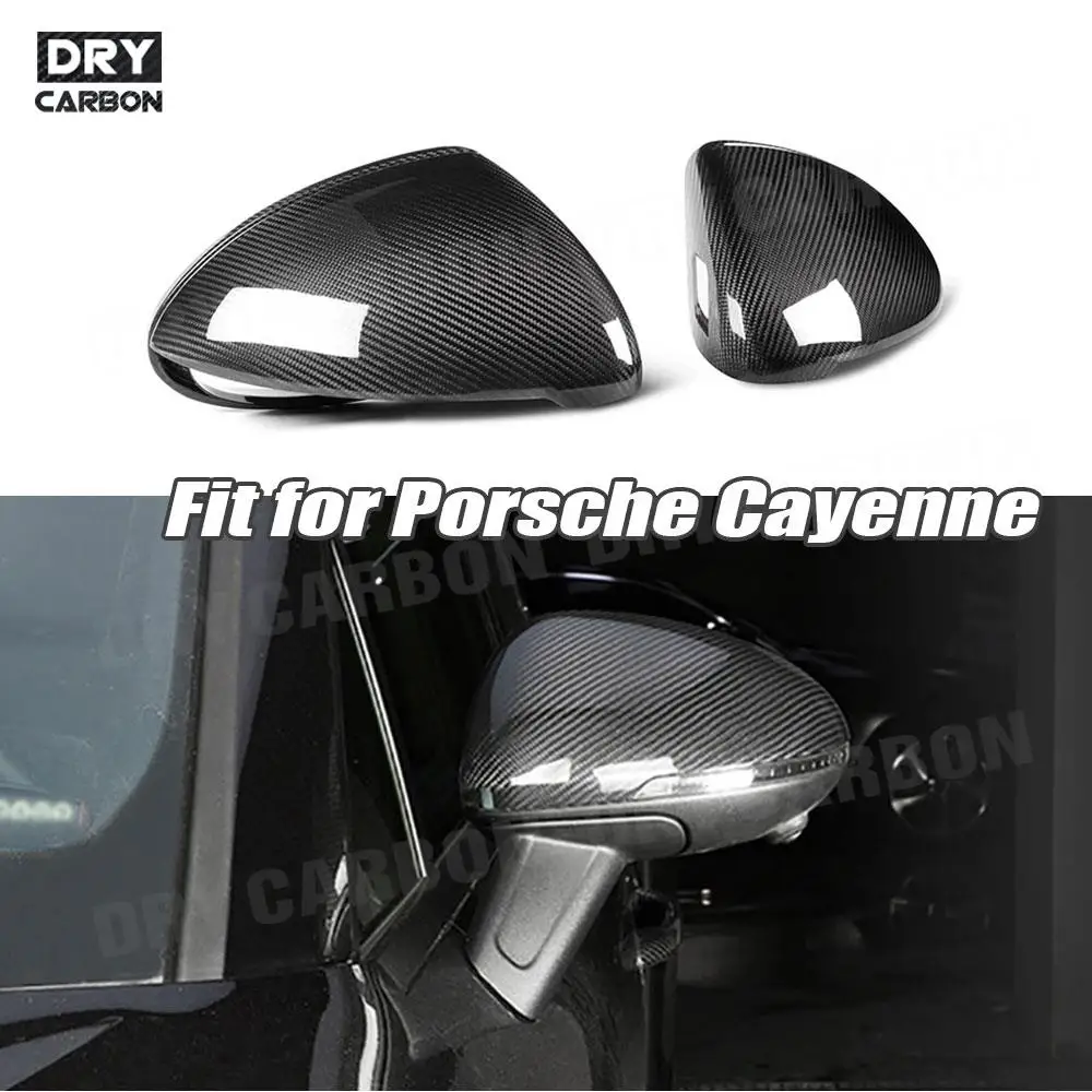 

Door Side Rearview Mirror Cap Trims Shell Covers For Porsche Cayenne 958.2 2015 2016 Car Bodykits Accessories