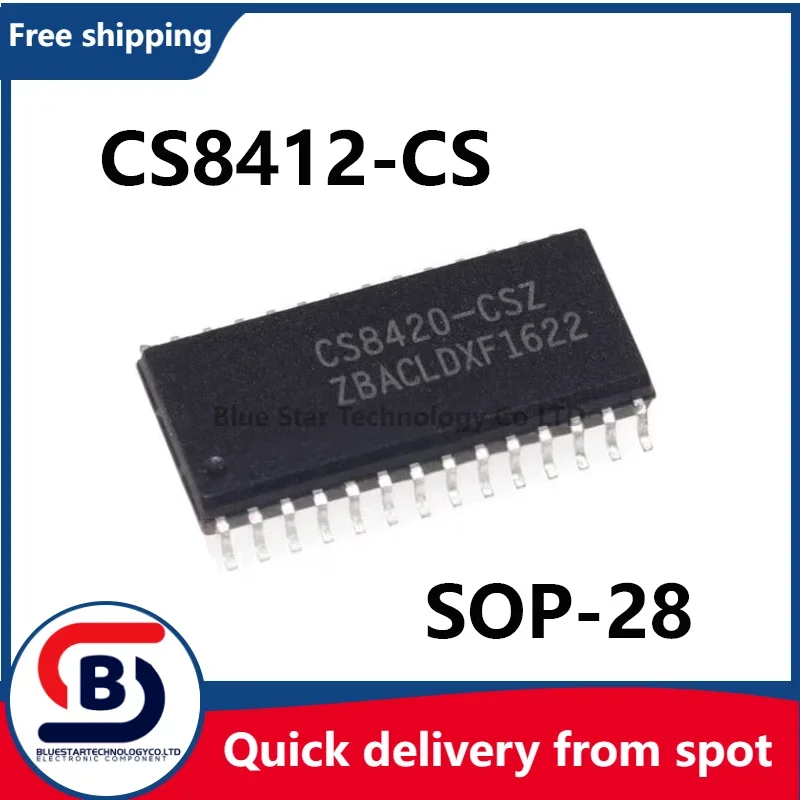 Free Shipping 5-20pcs/lots CS8412-CS CS8412 8412 Fast delivery In stock