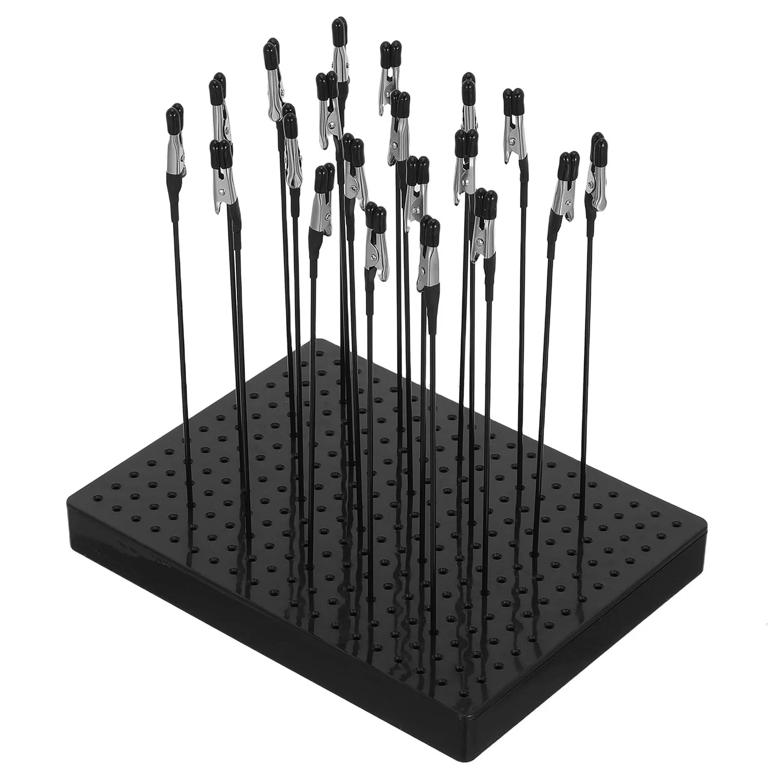 1Set Hand Painting Stand Base Clamp Miniature Holder for Airbrush Soldering Pcb Spray Painting Tool Hobby Organizer Accessories view 4