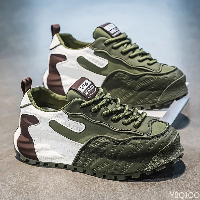 春の新作、多用途で厚底のシューズ、カジュアルで快適なスニーカー、メンズミニマリスト、身長アップシューズ