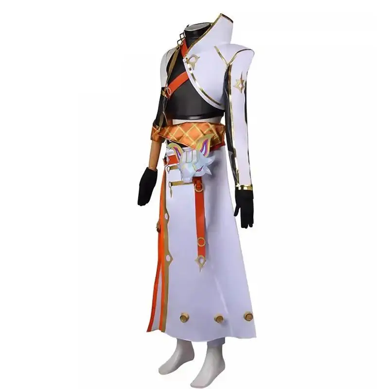 Heartsteel Yone Cosplay Game Lol Kostuum Voor Mannen Fantasia Krijger Uniform Volledige Set Halloween Carnaval Feest Battle Suit