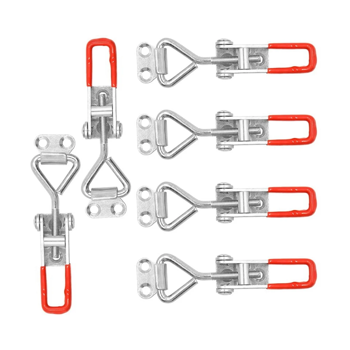 20 Pack Adjustable Toggle Latch Clamp 4001, 330 Lbs Holding Capacity, Heavy Duty Quick Release Pull Latch Toggle Clamp