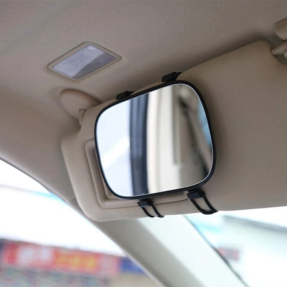 Portable Car Sun Visor Makeup Mirror Car Interior Sun-Shading HD Cosmetic Mirror Auto Vanity Mirror Car Styling