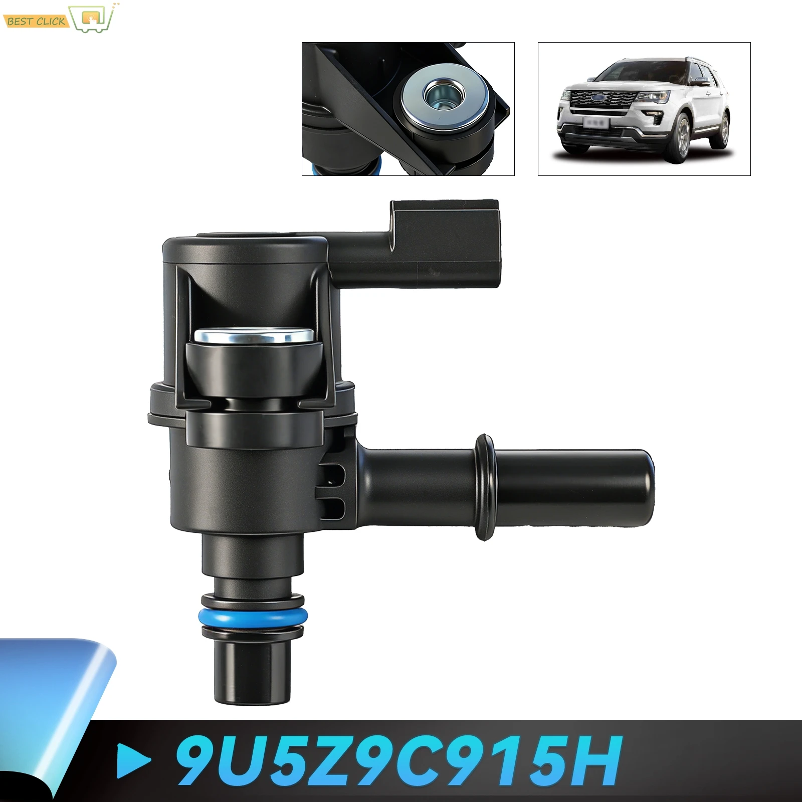 

AU5Z9C915B 9U5Z9C915H AU5Z-9C915-B Vapor Canister Purge Solenoid Valve For Ford F-150 F-350 Edge Fusion Escape Explorer 10 - 17