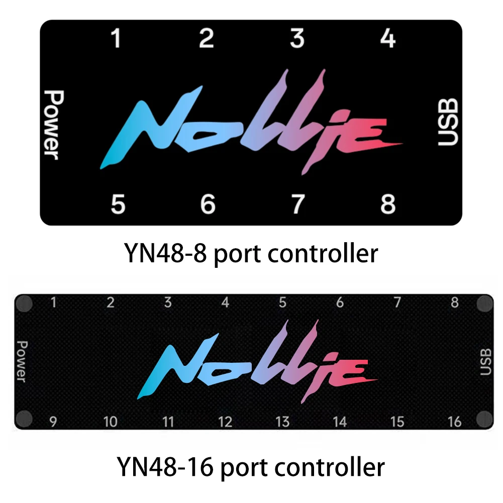 5V 3PIN ARGB Controller 8/16 Way Addressable ARGB Fan Hub Splitter Support SignalRGB OpenRGB for Extended Motherboard Interface