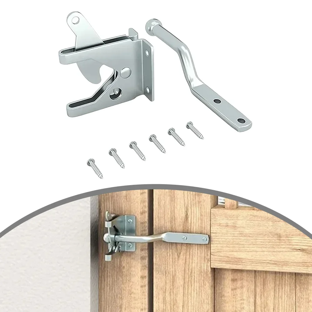 Door Lock 43*116MM Carbon Steel Lock Easy Installation Long-lasting Construction Outdoor Use For Pet Enclosures