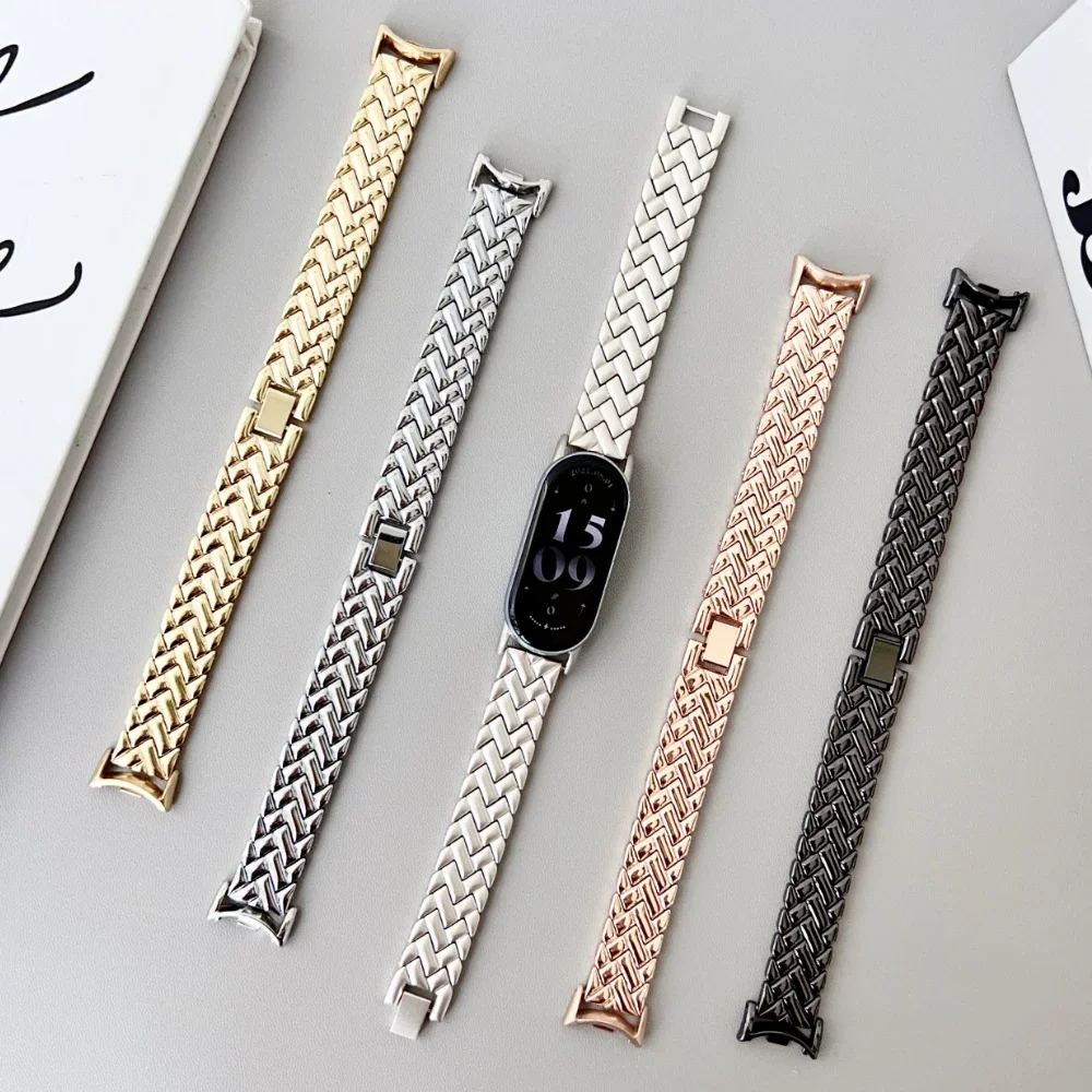 

Metal Bracelet For Xiaomi 9 8 Watchband Correa Wristband For Redmi Watch 4 Strap Replacement For Mi8 Pro Miband 8 Sport Strap