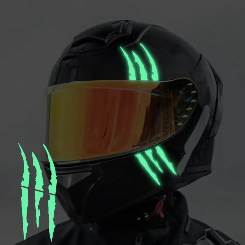 

High-quality Modification Decoration Luminous Stickers Scratch Elements Scratch Cover DIY Car Decoration Helmet Accessories