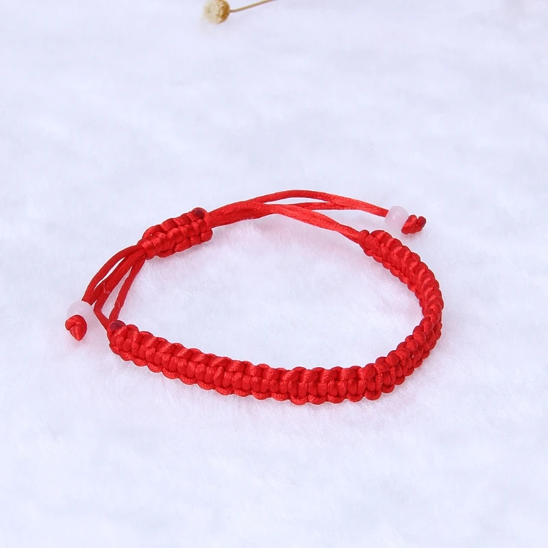 Simple Red String Braided Bracelet Lucky Kabbalah Bracelets for Protection Good Luck for Success Amulet Jewelry Decor Gi 40GB