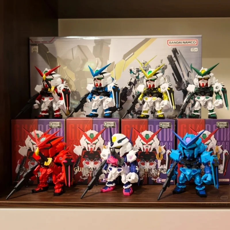 New In-Stock Authentic Bandai QMSV MINI Gundam SEED ASTRAY Heretic Gundam Series Blind Box Model Collectible Figurine Toys Gifts