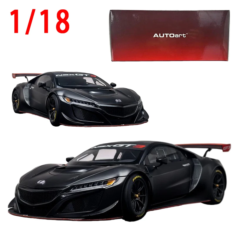 

AUTOart литой под давлением масштаб 1/18 модель автомобиля HONDA Honda NSX GT3 2018, игровые транспортные средства, игрушки из смолы для мальчиков, оригинальная коробка, подарок
