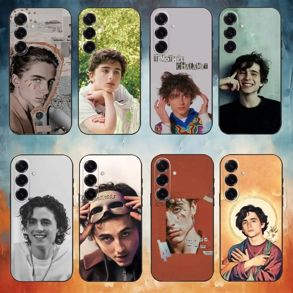 Timothee Actor C-Chalamet Phone Case For Samsung Galaxy A91,80,73,72 ,71,53,52,32 ,31,22,21s,20,Soft Black Case
