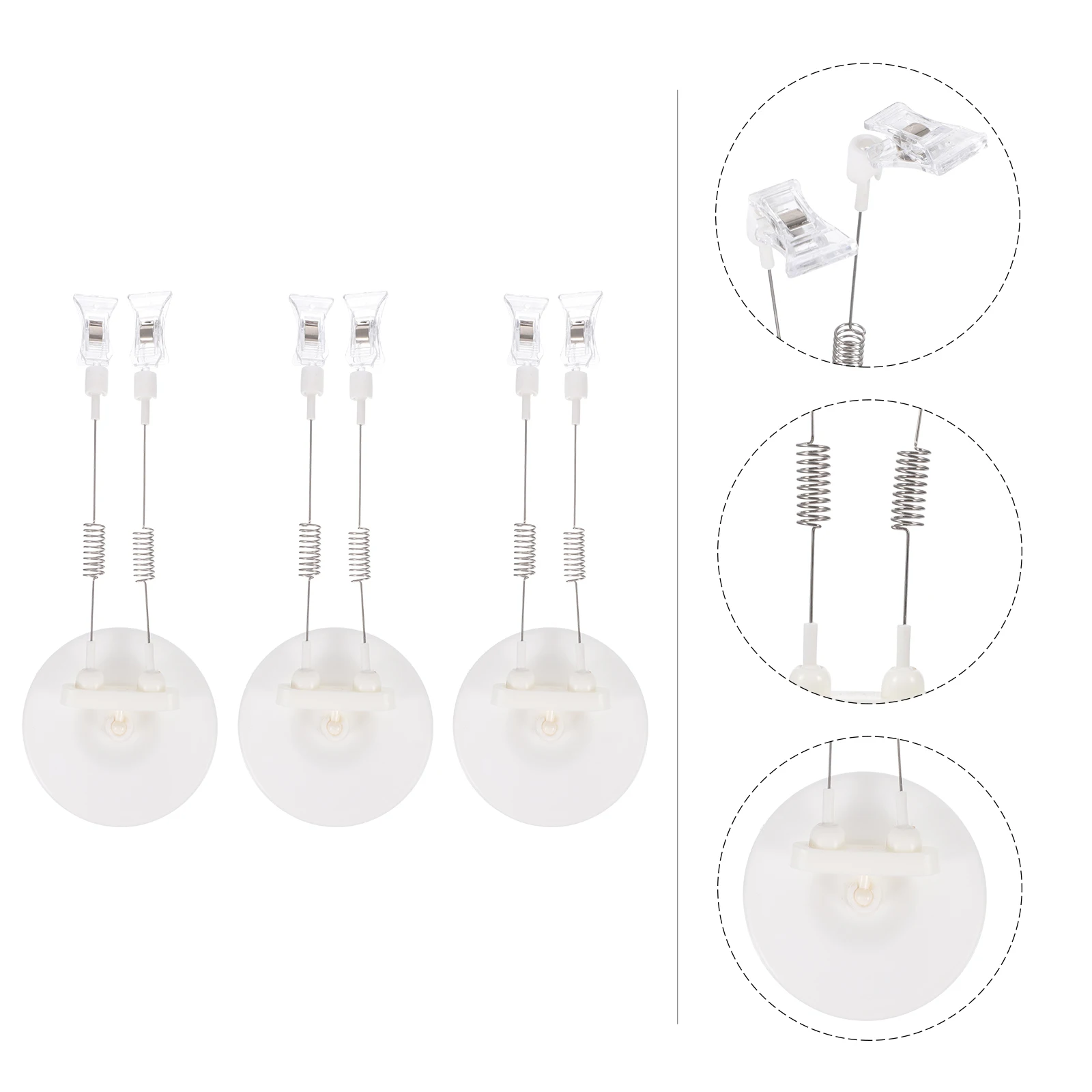 Spring Shake Card Clip Name Price Tag Holder Label Stand Display Practical Memorandum