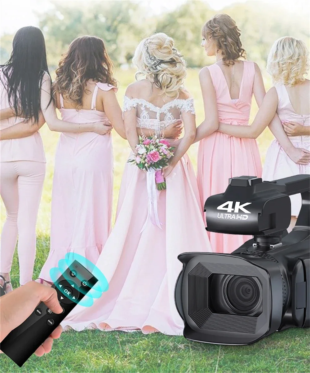 Full 4K Camcorder 64MP Youtuber Professional Digital Video Camera Streaming Auto Focus Photography Vlog Recorder 4\
