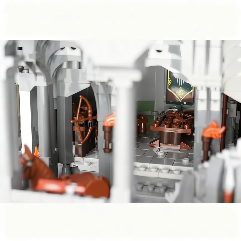 8483pcs MOC The Hobbit And Lord Of The Rings The Rings Helm's Deep - The Ultimate MOD - LIGHT VERSION Model Building Blocks Toy