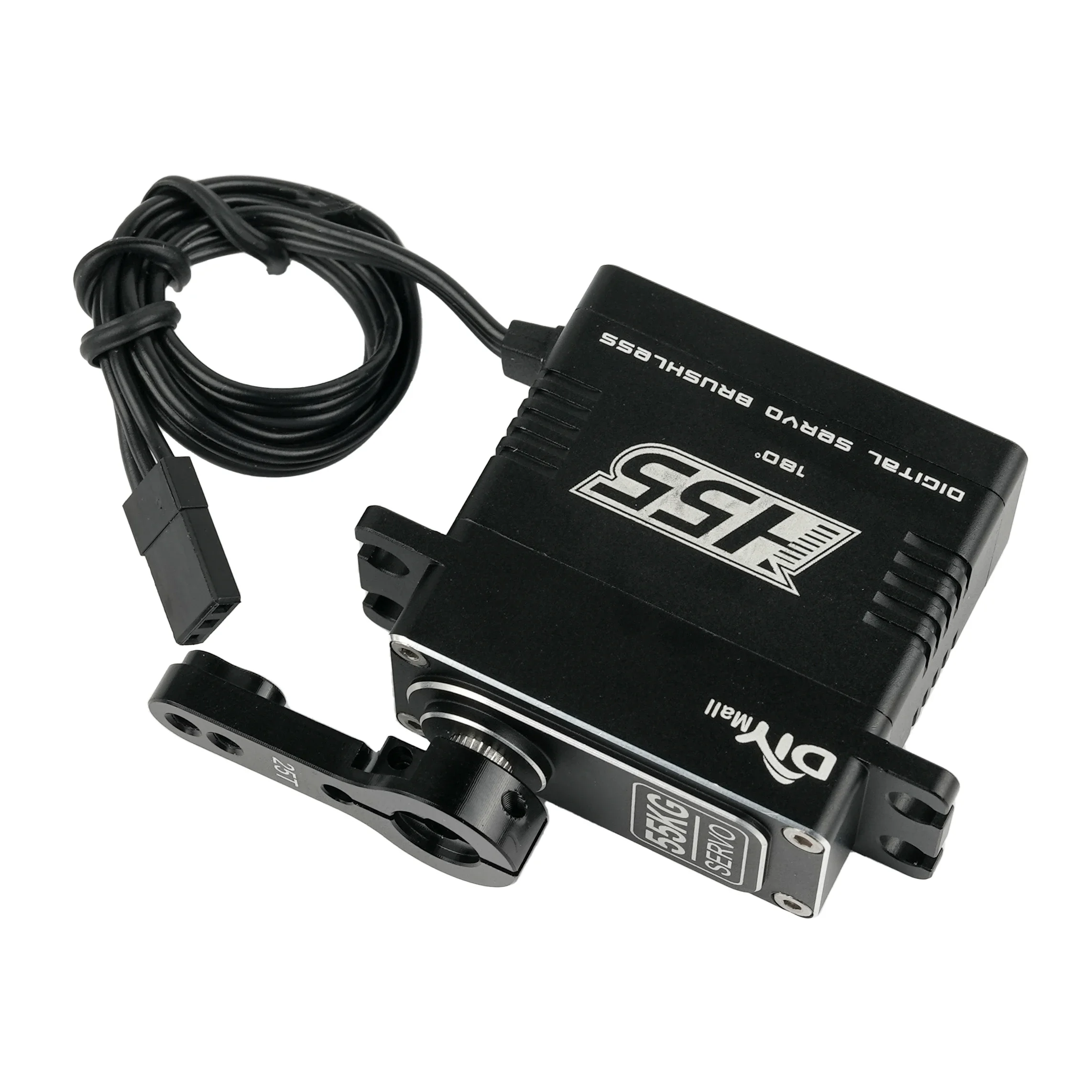 

55kg PWM Digital Servos Full Body Metal H55 Brushless Motor Waterproof Servo High Torque Servo for 1/8 1/10 1/12 RC Car Robots
