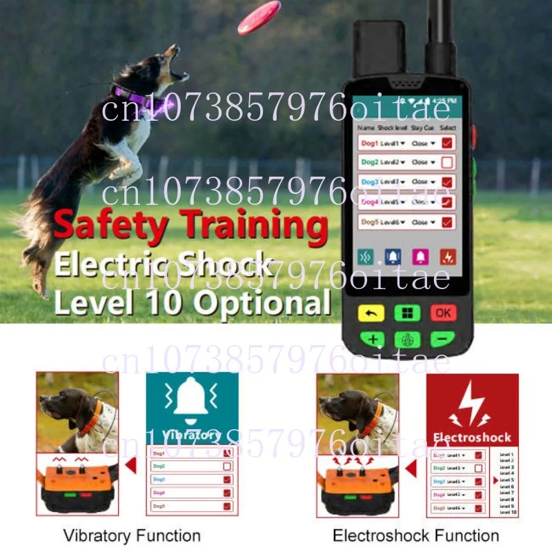 Eseek GPS Tracker for Dogs Smart GPS Tracker Locator Beeper for Hunting Dog Big Dog Touch Device Tactical Collar with Handheld view 5