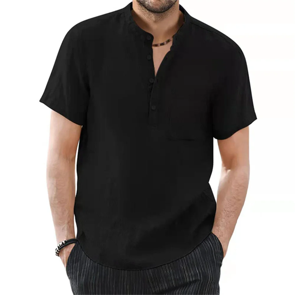 Thumbnail 3 - #70 Trending Cotton Linen Casual Shirts Right Now