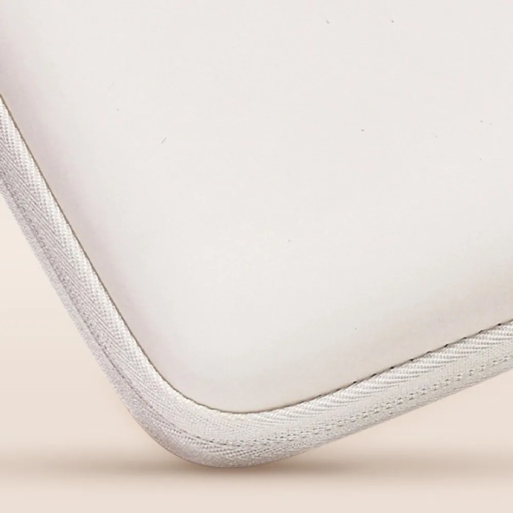 

Leather Trinkets Storage Organizer Dustproof Large Capacity Portable Jewelry Organizer Simple Solid Color Jewelry Storage Case