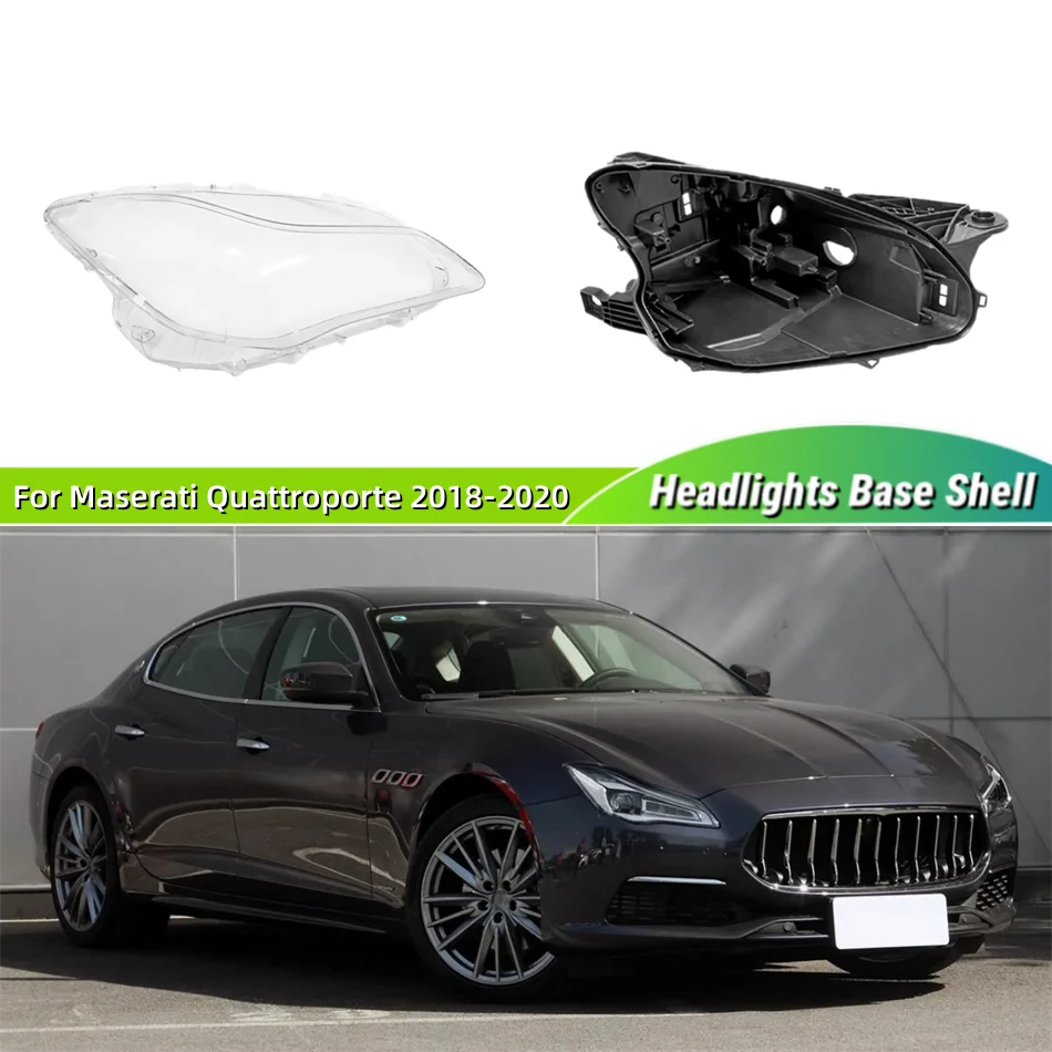 For Maserati Quattroporte 2018 2019 2020 Vehicle Accessories Car Base Head Lamp Shell Rear Light Lamp Front Headlamp Lamp Cover