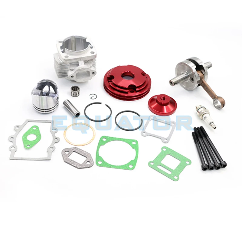 motorcycle dirt pit BIKE ATV 49CC 2 STROKE 44mm cylinder piston Spark plug gasket Kit WIth 44-6 Crankshaft FOR ATV STAGE