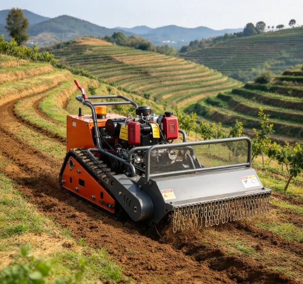 Factory Direct Low Price Diesel Engine Mobile Grass Shredder for Farm Straw Hay and Animal Feed Crushing Grass Shredder