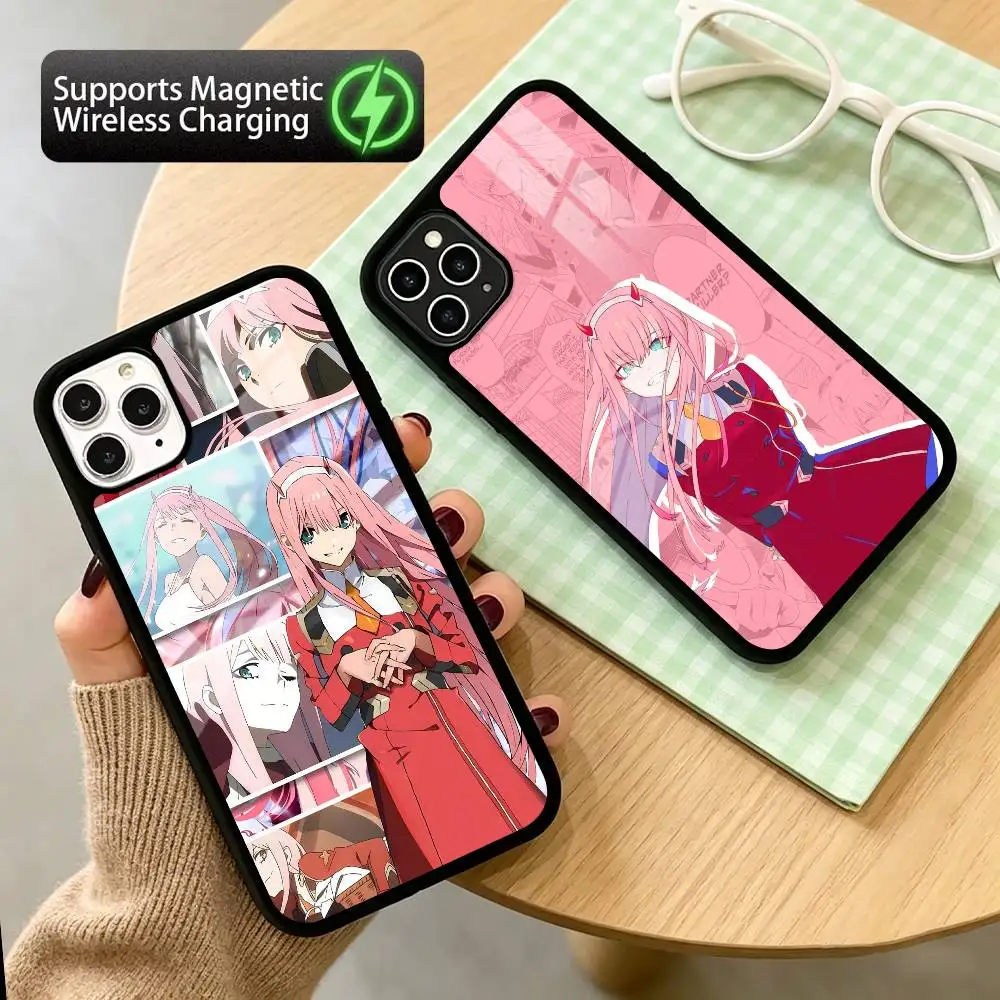 d-darling the f-Franxx z-Zero Two  Phone Case For iPhone17,16,15,14,13,12,11 Plus,Pro Compatible with magnetic wireless charging