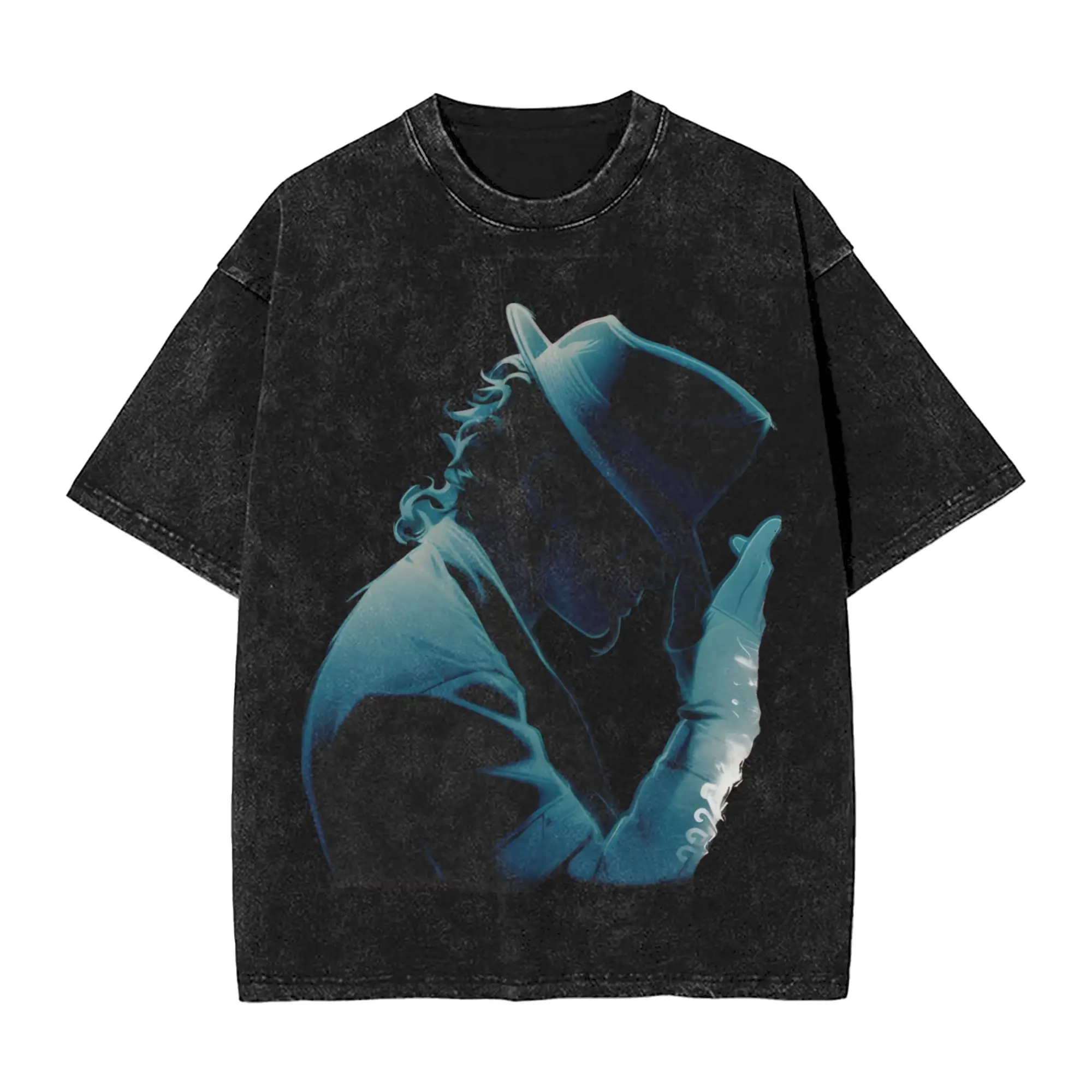 M-Michael J-Jackson king of Pop Fan Art T Shirt Men Cotton Awesome T-Shirt Crewneck Tee Shirt Short Sleeve Clothing Plus Size