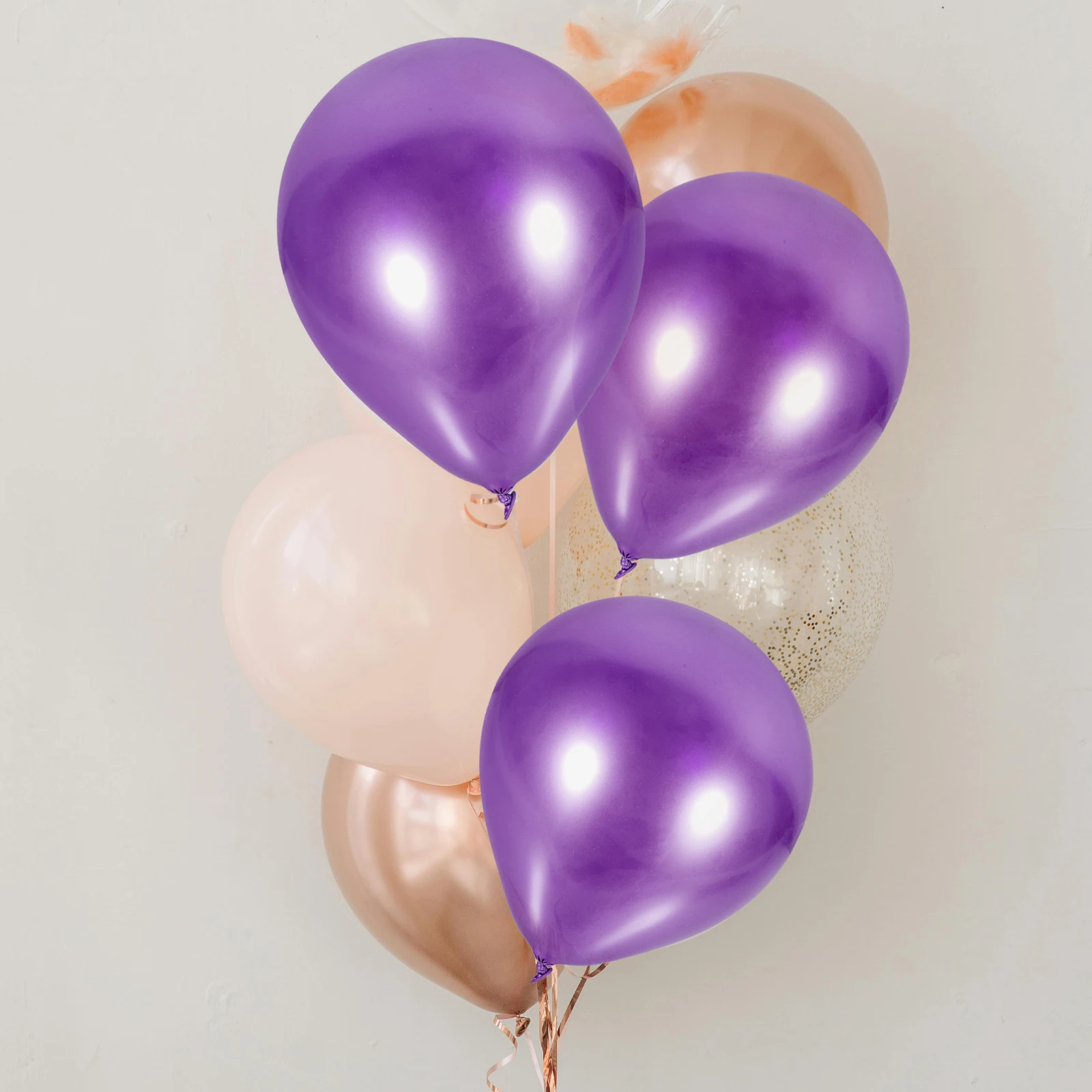 

50Pcs Metal Latex Balloons Party Decorations Wedding Birthday Festive Photo Backgrounds Wedding Balloons Decors
