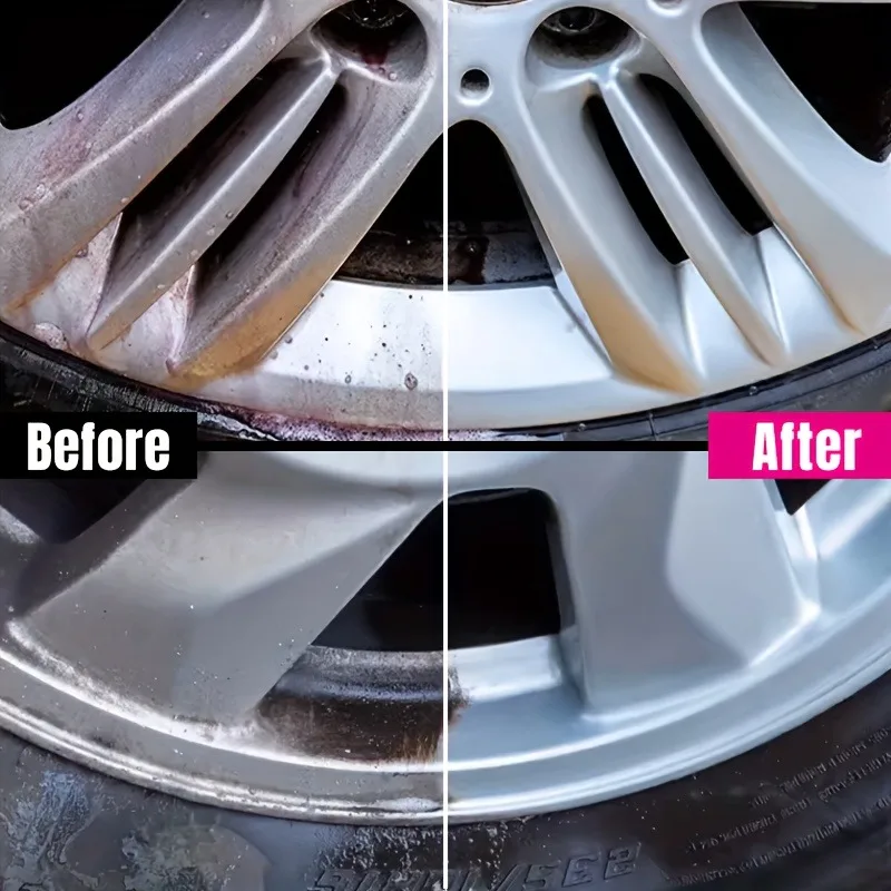 Wheel Cleaner - Tire & Aluminum Alloy Rim Oxidation Remover, Motorcycle Hub Refurbishment Agent